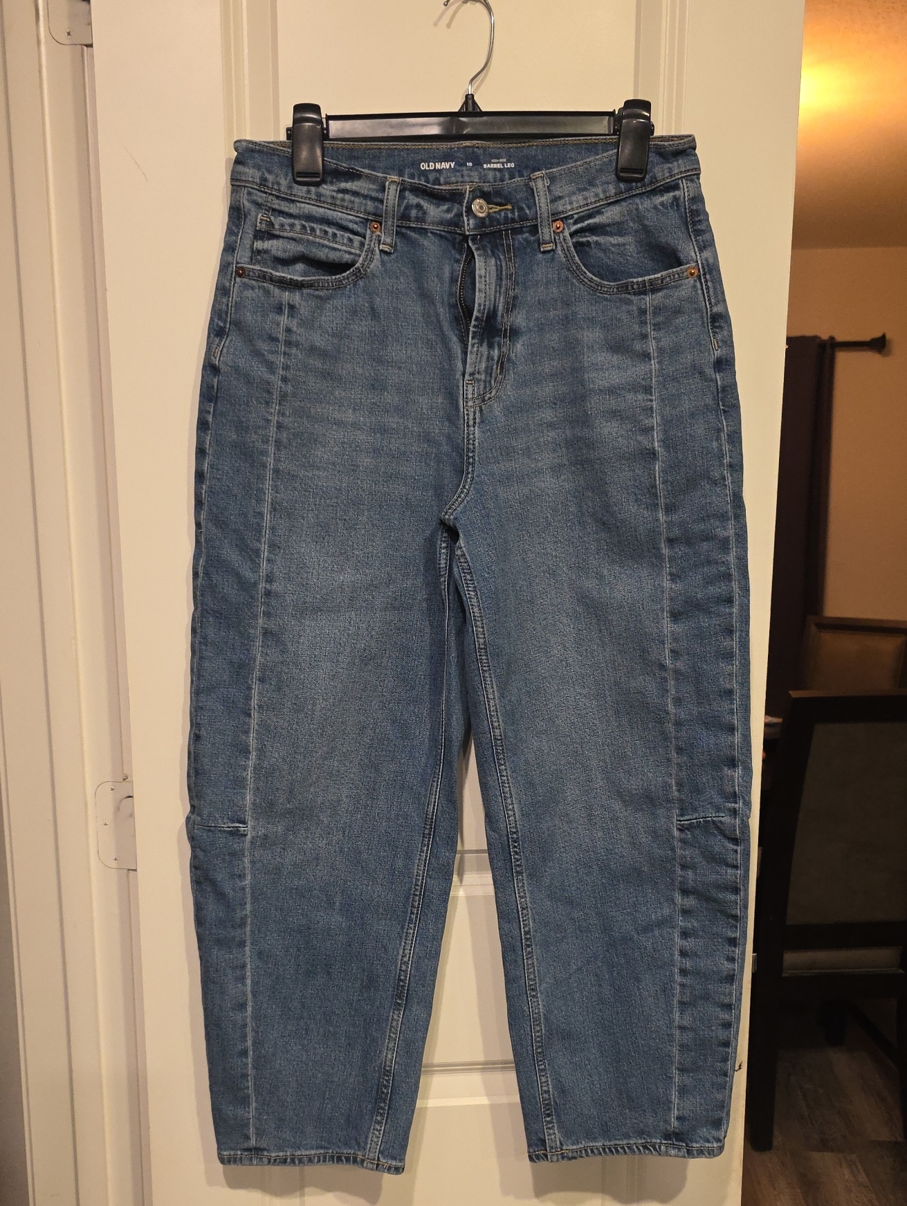 Old Navy Boyfriend Jeans In Medium Blue Wash